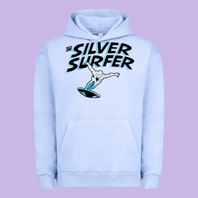 Silver Surfer Urban Hoodie Designed By Artisfamous