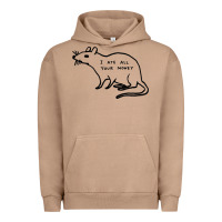 Pigment Burro I Ate All Your Money Urban Hoodie - artisFamous