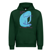 Forest Green i must rest my rampage is over Urban Hoodie - artisFamous