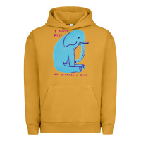 Pigment Peanut Butter i must rest my rampage is over Urban Hoodie - artisFamous
