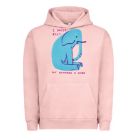 Pigment Salmon i must rest my rampage is over Urban Hoodie - artisFamous