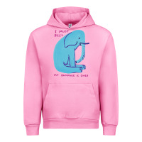 Fuchsia Pink i must rest my rampage is over Urban Hoodie - artisFamous