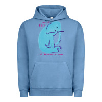 Pigment Pebble Blue i must rest my rampage is over Urban Hoodie - artisFamous