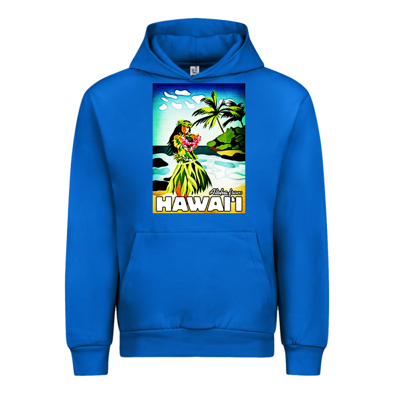 Hawaii Hula Girl Urban Hoodie by artisFamous | Teevron