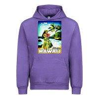 Tulip hawaii hula girl Urban Hoodie - artisFamous