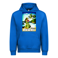 Hawaii Hula Girl Urban Hoodie | Teevron