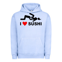 Pigment Grape Ice i love sushi funny Urban Hoodie - artisFamous
