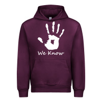 Mauve Wine skyrim dark brotherhood we know hand novelty kids mens womens t shirt Urban Hoodie - artisFamous