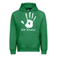 Emerald skyrim dark brotherhood we know hand novelty kids mens womens t shirt Urban Hoodie - artisFamous