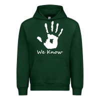 Forest Green skyrim dark brotherhood we know hand novelty kids mens womens t shirt Urban Hoodie - artisFamous