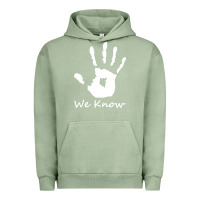 Pigment Oil Green skyrim dark brotherhood we know hand novelty kids mens womens t shirt Urban Hoodie - artisFamous
