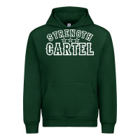Forest Green strength cartel Urban Hoodie - artisFamous