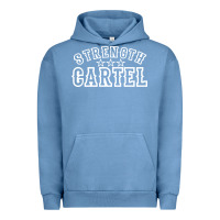 Pigment Pebble Blue strength cartel Urban Hoodie - artisFamous