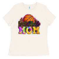 Bone basketball mom Ladies Tee - OliviaCreatesArt