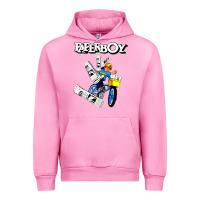 Fuchsia Pink paperboy Urban Hoodie - artisFamous