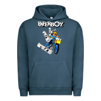 Pigment Midnight Navy paperboy Urban Hoodie - artisFamous