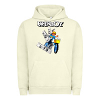 Pigment Pistachio paperboy Urban Hoodie - artisFamous