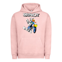 Pigment Salmon paperboy Urban Hoodie - artisFamous