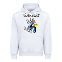White paperboy Urban Hoodie - artisFamous