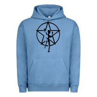 Pigment Pebble Blue RUSH STARMAN Urban Hoodie - artisFamous