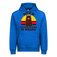 Cobalt funny beer because murder is wrong for drinking men lover Urban Hoodie - artisFamous