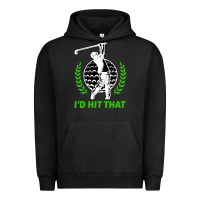 Pigment Black id hit that funny golfing golf Urban Hoodie - artisFamous