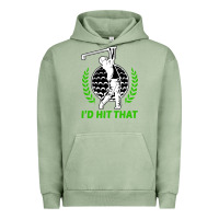 Pigment Oil Green id hit that funny golfing golf Urban Hoodie - artisFamous