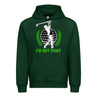 Forest Green id hit that funny golfing golf Urban Hoodie - artisFamous