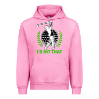 Fuchsia Pink id hit that funny golfing golf Urban Hoodie - artisFamous