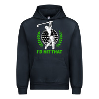 Navy id hit that funny golfing golf Urban Hoodie - artisFamous