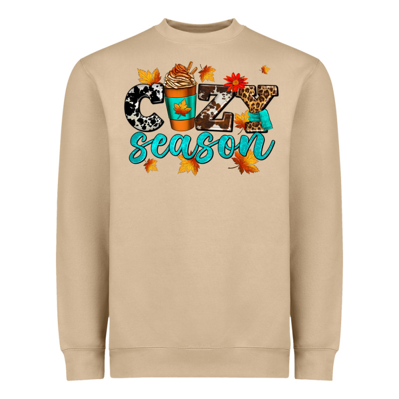 Cozy Season With Coffee Cup Heavyweight Sweatshirt by AdoDesignShop | Teevron