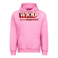 Fuchsia Pink wkrp in cincinnati Urban Hoodie - artisFamous