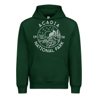Forest Green a.ca.di.a national park 1916 mai.ne bar harbor t sh Urban Hoodie - artisFamous
