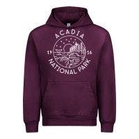 Mauve Wine a.ca.di.a national park 1916 mai.ne bar harbor t sh Urban Hoodie - artisFamous