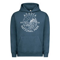 Pigment Midnight Navy a.ca.di.a national park 1916 mai.ne bar harbor t sh Urban Hoodie - artisFamous