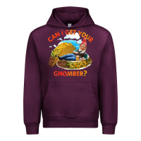 Mauve Wine taco gnome thinks you're cute Urban Hoodie - artisFamous