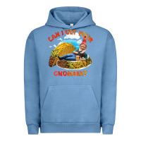 Pigment Pebble Blue taco gnome thinks you're cute Urban Hoodie - artisFamous