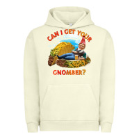 Pigment Pistachio taco gnome thinks you're cute Urban Hoodie - artisFamous
