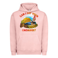 Pigment Salmon taco gnome thinks you're cute Urban Hoodie - artisFamous