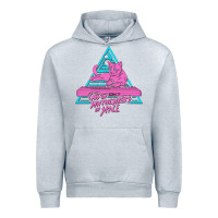 Heather Grey Cats on Synthesizers in Space Urban Hoodie - artisFamous
