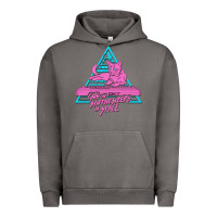Pigment Tornado Cats on Synthesizers in Space Urban Hoodie - artisFamous