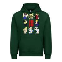 Forest Green jojo adventure Urban Hoodie - artisFamous