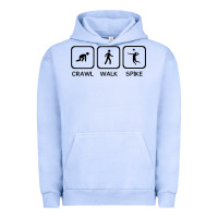 Pigment Grape Ice crawl walk spike volleyball Urban Hoodie - artisFamous