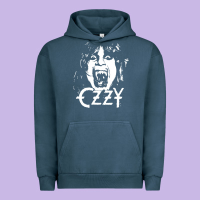 Crazy Train Vintage Rock Urban Hoodie Designed By Artisfamous