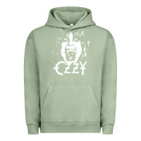 Pigment Oil Green crazy train vintage rock Urban Hoodie - artisFamous