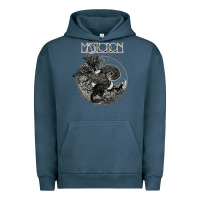 Pigment Midnight Navy mastodon Urban Hoodie - artisFamous