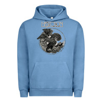 Pigment Pebble Blue mastodon Urban Hoodie - artisFamous