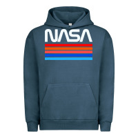 Pigment Midnight Navy vintage retro nasa Urban Hoodie - artisFamous