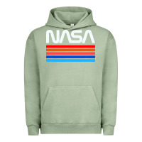 Pigment Oil Green vintage retro nasa Urban Hoodie - artisFamous