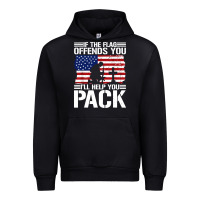 Black if the flag offends you Urban Hoodie - artisFamous